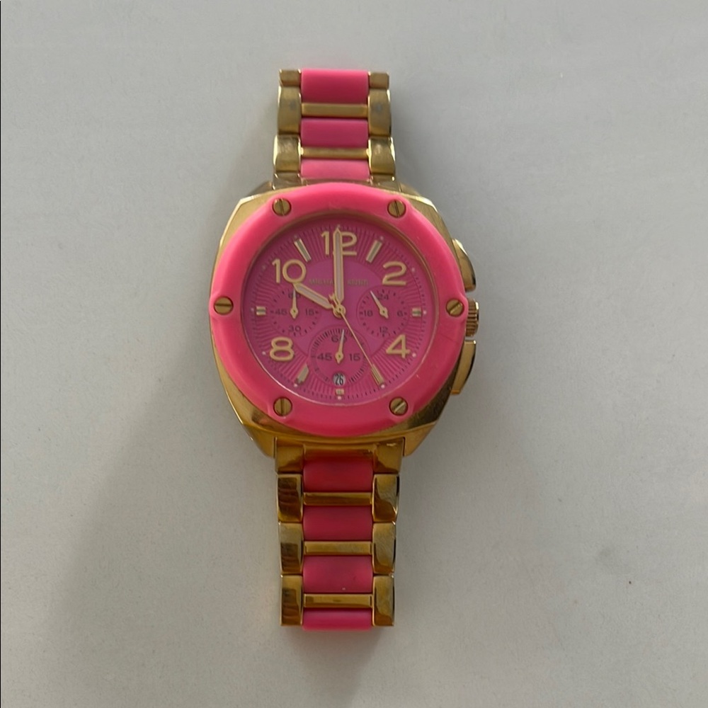 Pink and Gold Watch